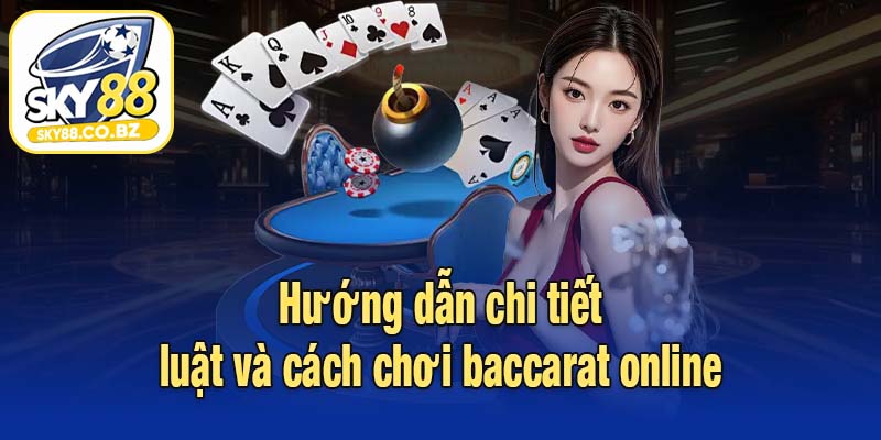 Hướng dẫn chi tiết luật và cách chơi baccarat online