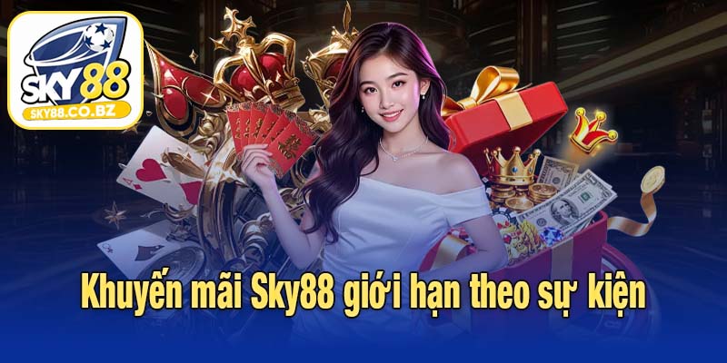Khuyến mãi giới hạn theo sự kiện Sky88